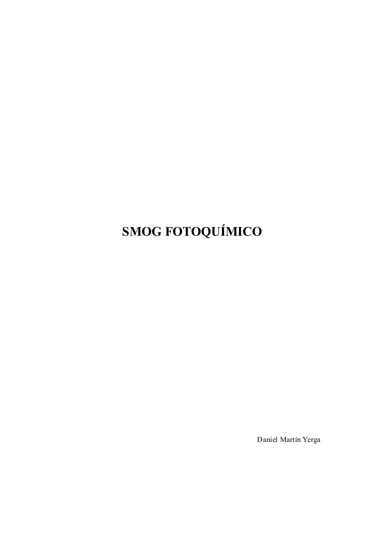 Smog clasico y fotoquimico pdf download